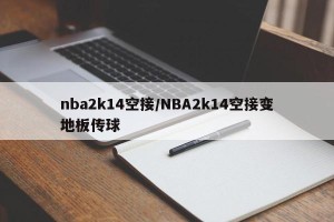 nba2k14空接/NBA2k14空接变地板传球