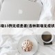 吉林增13例无症患者(吉林新增无症状病例)